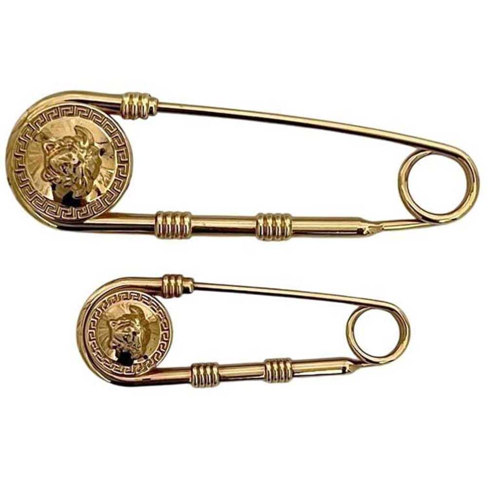 VERSACE Gold Brooch